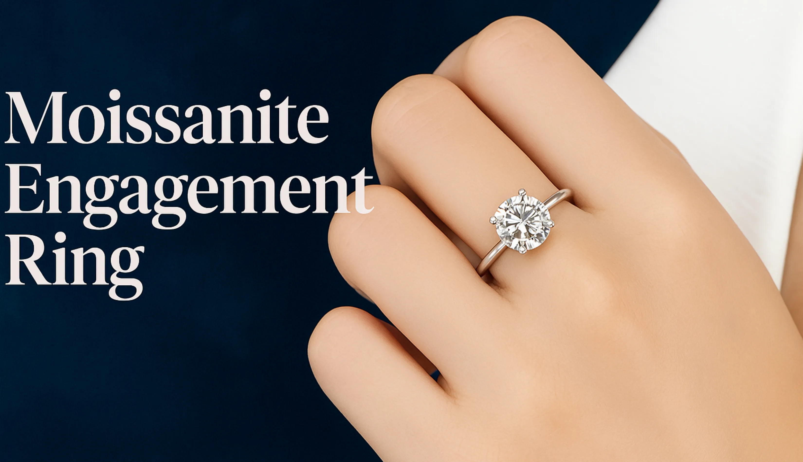 925 silver moissanite engagement ring – elegant solitaire and halo styles, romantic fine jewelry gift by Luma Moissanite