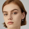 Customer reviews for Luma Moissanite stud earrings – 925 sterling silver classic sparkle, elegant women’s jewelry gift