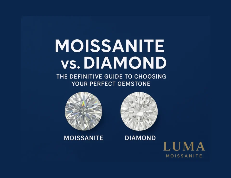 Moissanite vs Diamond 2025 – Complete engagement ring gemstone guide. Compare brilliance, durability, and price. Buy Luma Moissanite rings online for weddings, proposals, and gifts in the US, UK, Canada, Australia, Japan, Germany, and worldwide.