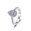 Pear Cut Moissanite
