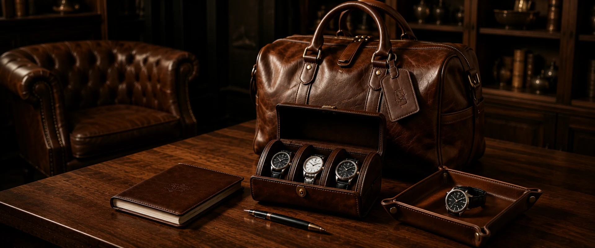 Premium Leather Travel Essentials and Passport Holders